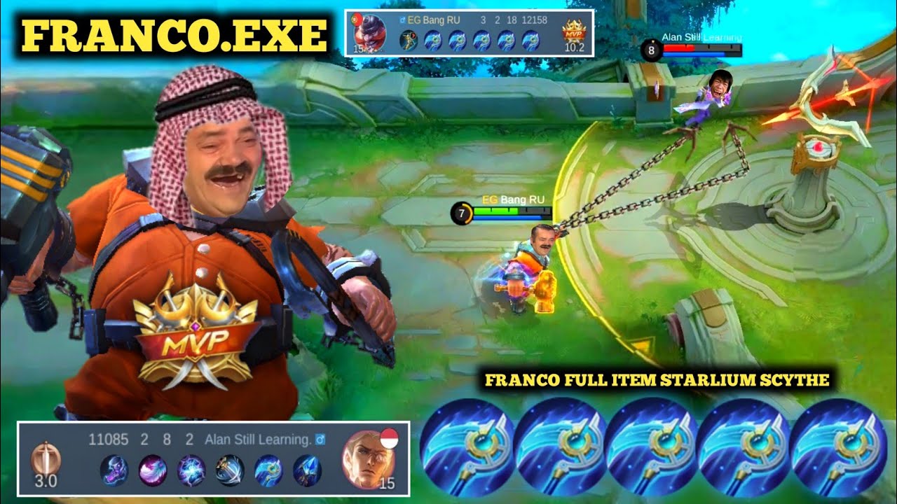 FRANCO.EXE || FRANCO FULL ITEM SABIT BIRU NARIK NATAN SAMPAI PECAH BIJ*