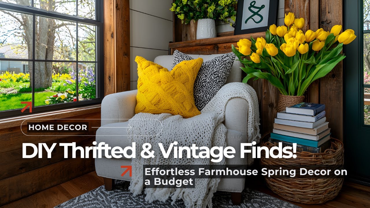 Effortless Rustic Elegance: Breathtaking Spring Farmhouse Decor Ideas