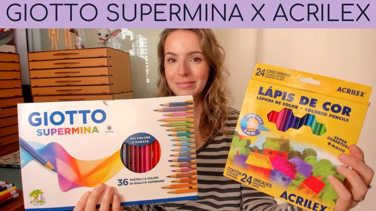 Giotto vs Acrilex | Comparação