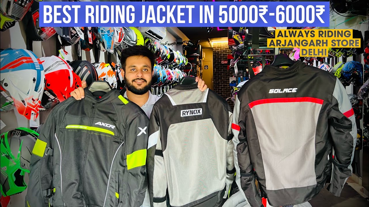 RYNOX vs AXOR vs SOLACE | BEST Riding Jacket in 5000₹ | Arjangarh DELHI | @RYNOX GEAR ​⁠