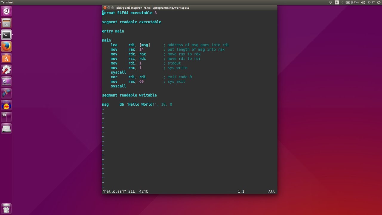 Fasm 0 part b - Registers, Memory, and the Control Unit