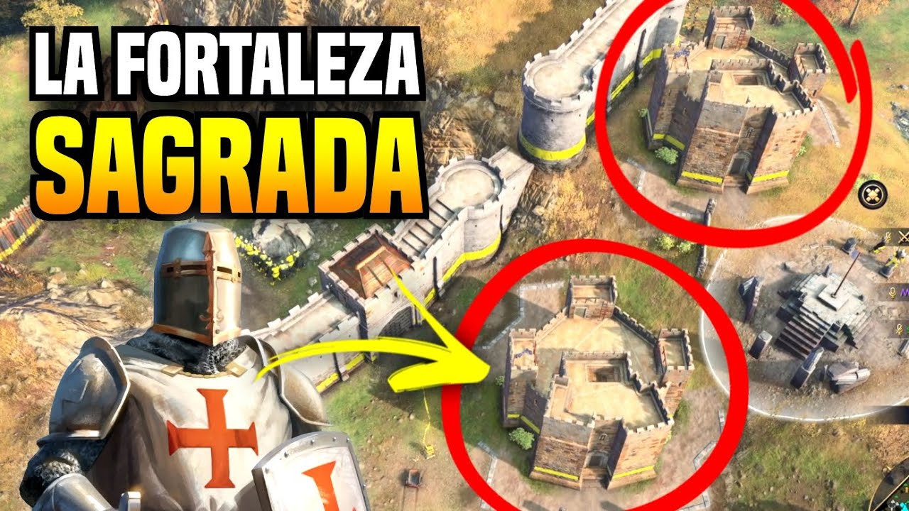 CONSTRUYO un SUPER-CASTILLO en MITAD del mapa en AOE4 😠🛡️