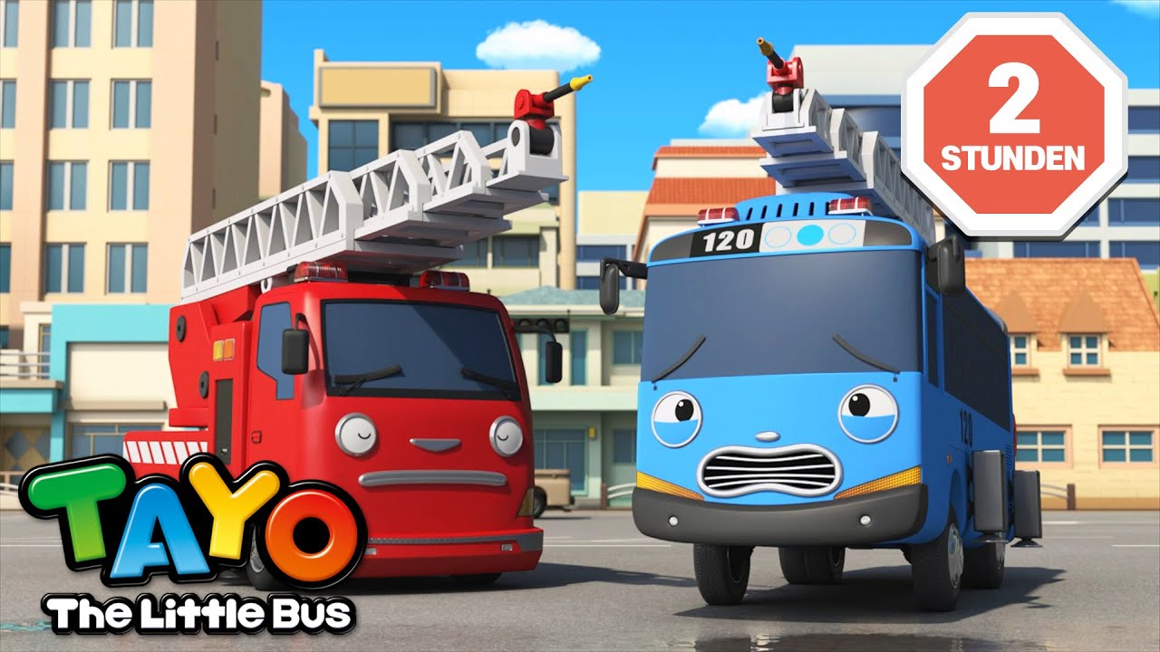 [2 STUNDEN] Tayo Der Kleine Bus 5 Zusammenstellung | Folge 1-13 | Zeichentrickserie für Kinder