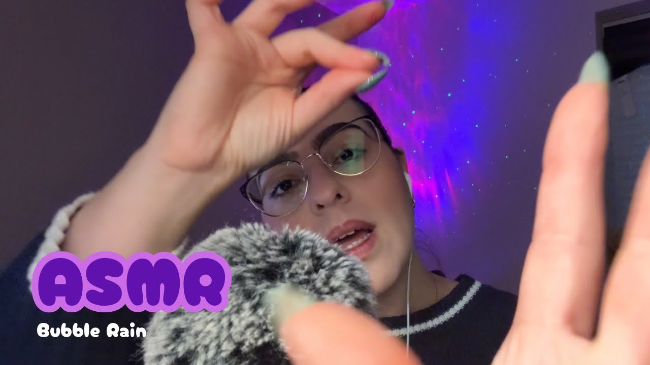 ASMR Mouth Sounds & Personal Attention for RELAXATION - Bubble Rain Trigger