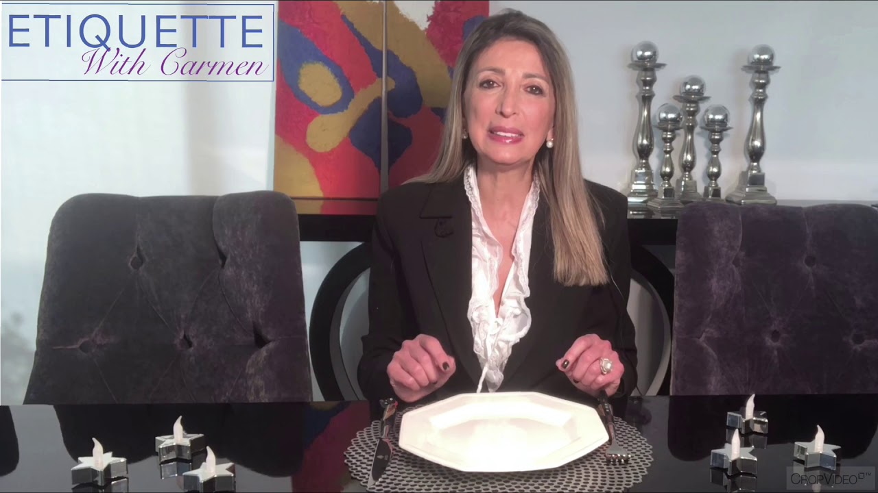 اتيكيت و آداب المائدة، كيفية استعمال الشوكة والسكينة مع خبيرة الآتيكيت كارمن حجار