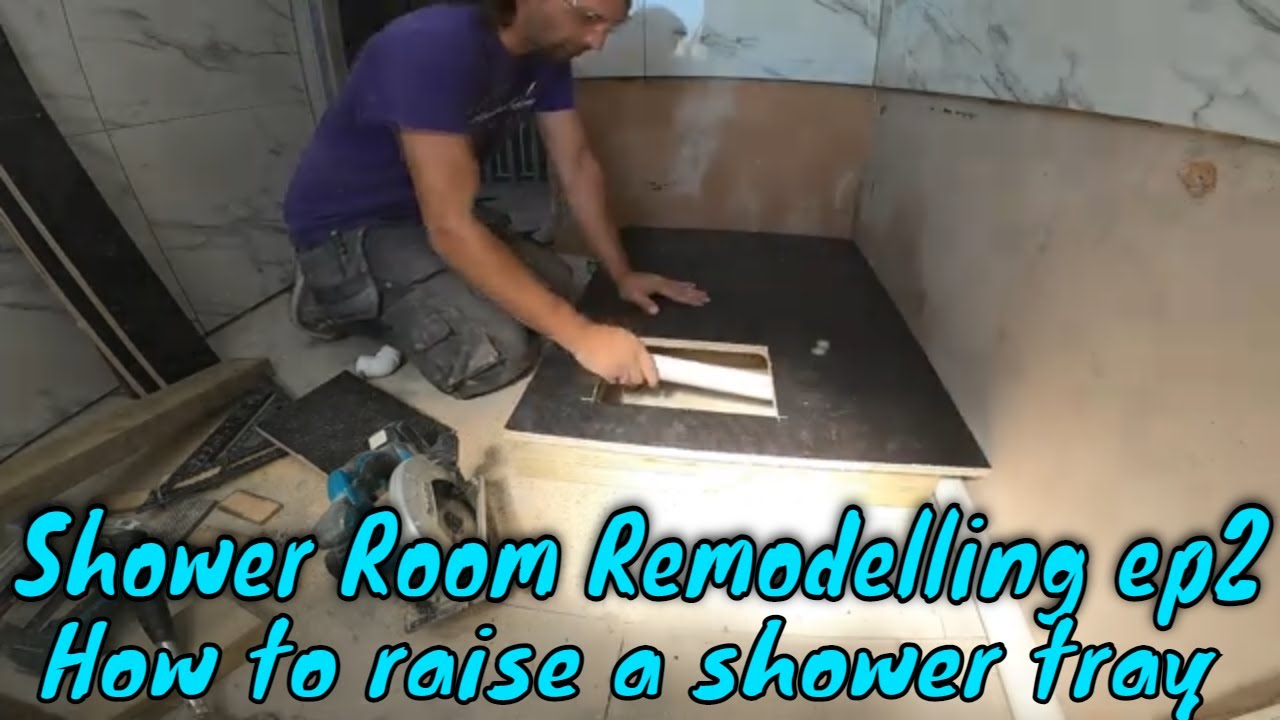Shower Room Remodelling ep2 shower tray frame
