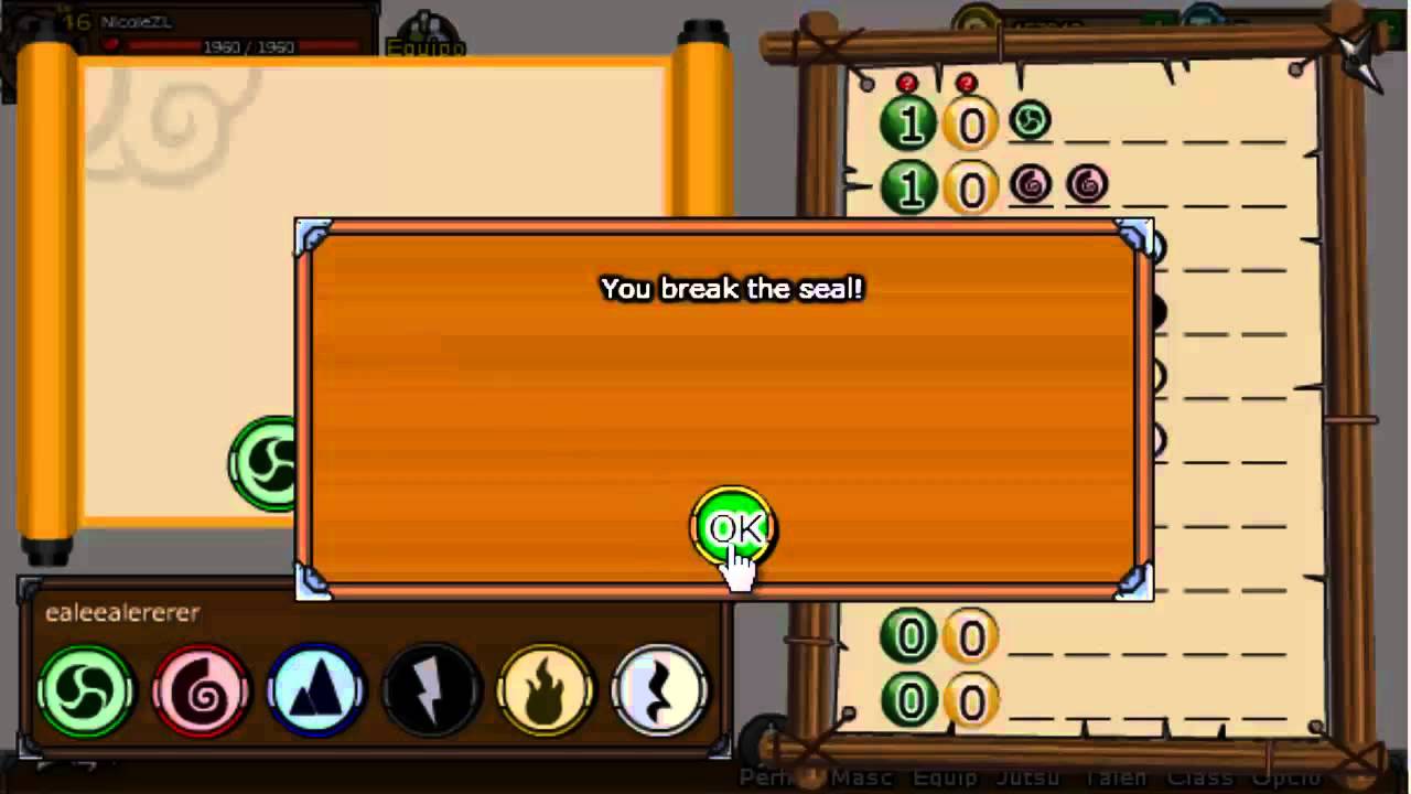 Ninja Saga(espa&ntilde;ol)  The Kekkai in the Forest [Tutorial]