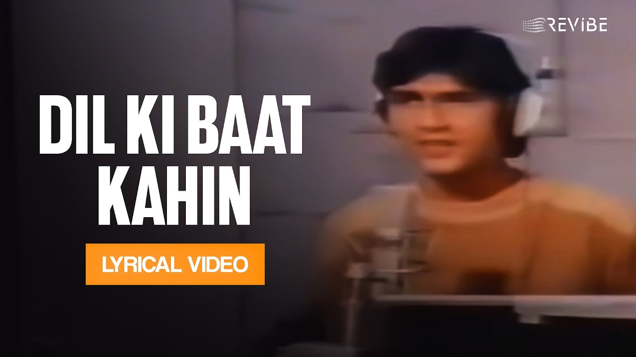 Dil Ki Baat Kahin (Lyrical Video) | Amit Kumar | Teri Kasam