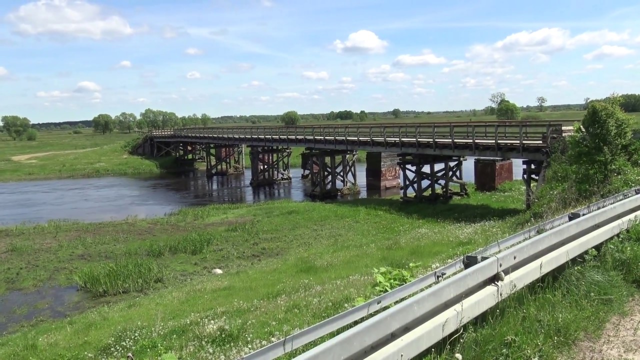 Most na Narwi we wsi Łaś-Toczyłowo koło Tykocina 21.05.17