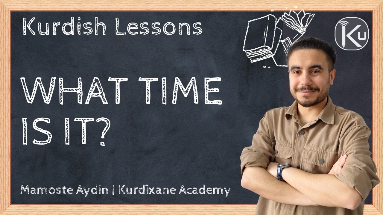 What time is it? | Lesson - 5 | English-Kurdish Course | Aydin Ekin