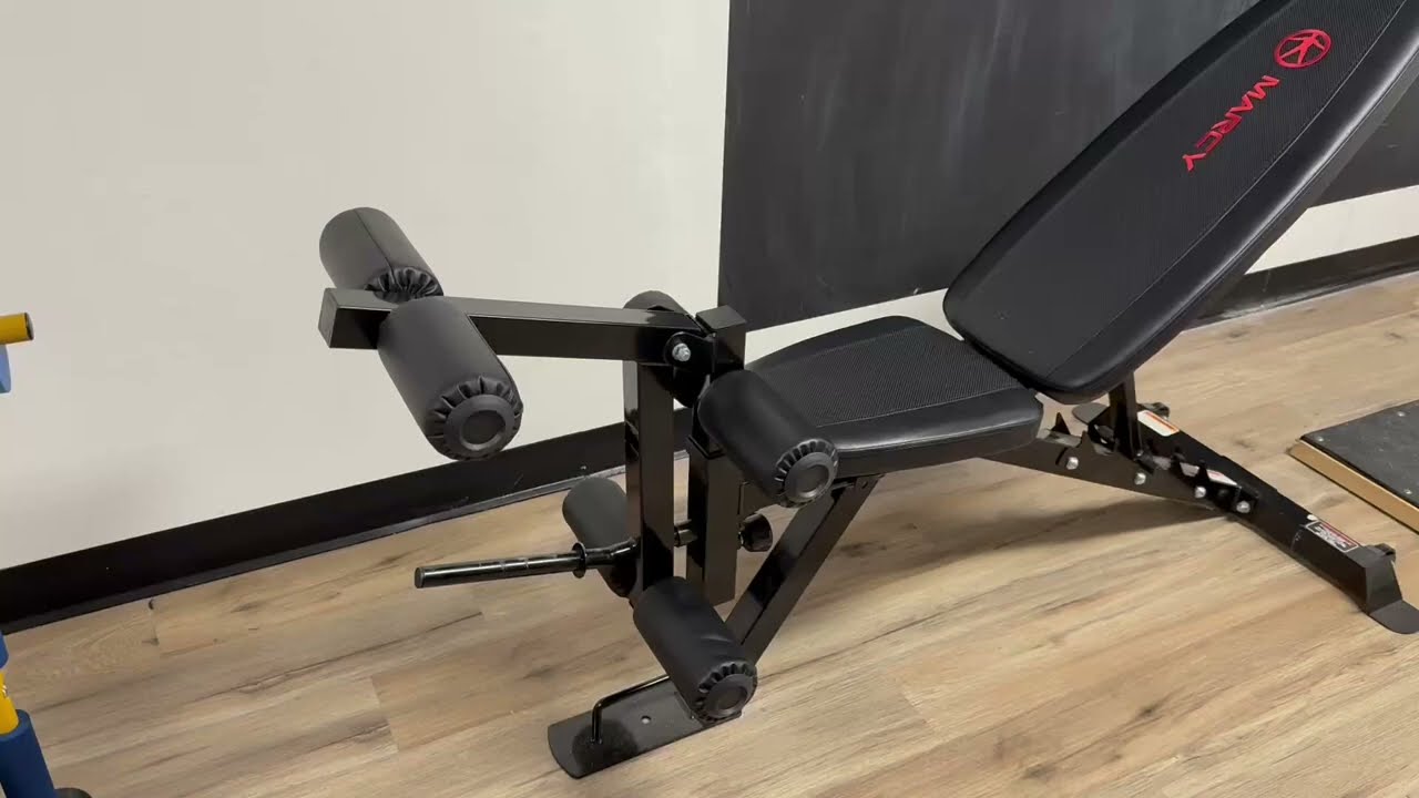 Marcy Adjustable Utility Bench with Leg Developer | Must Have For Home Gym 