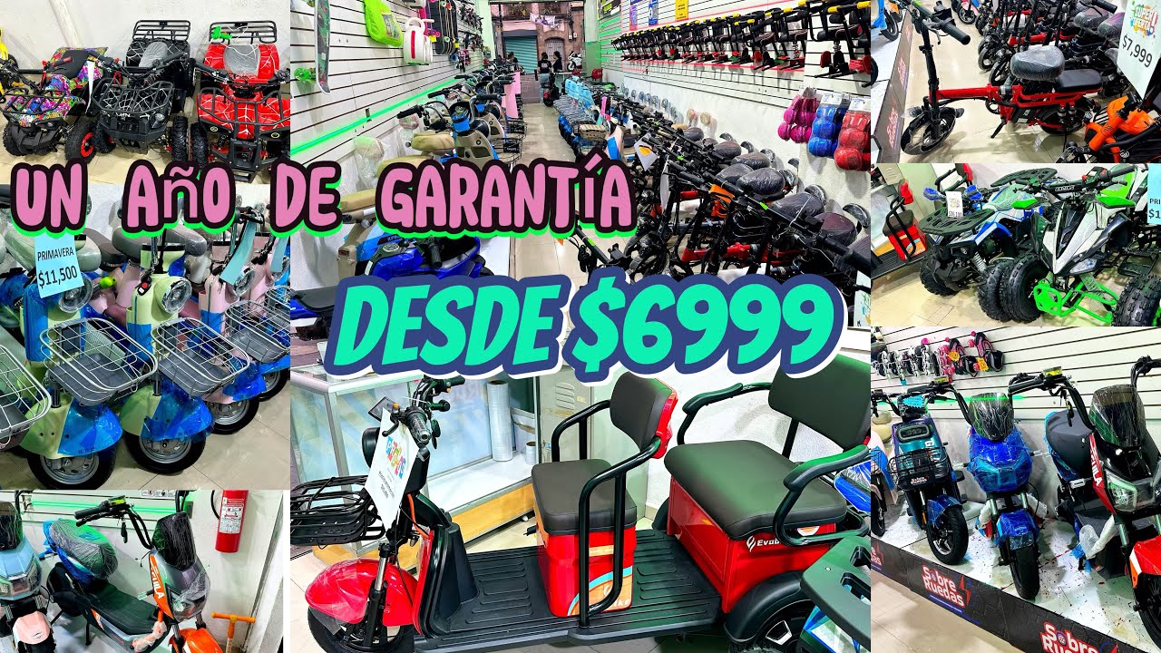 🏍️ La Tienda MÁS BARATA de Motonetas/Bicimotos/Scooter | Los más baratos del  Centro CDMX