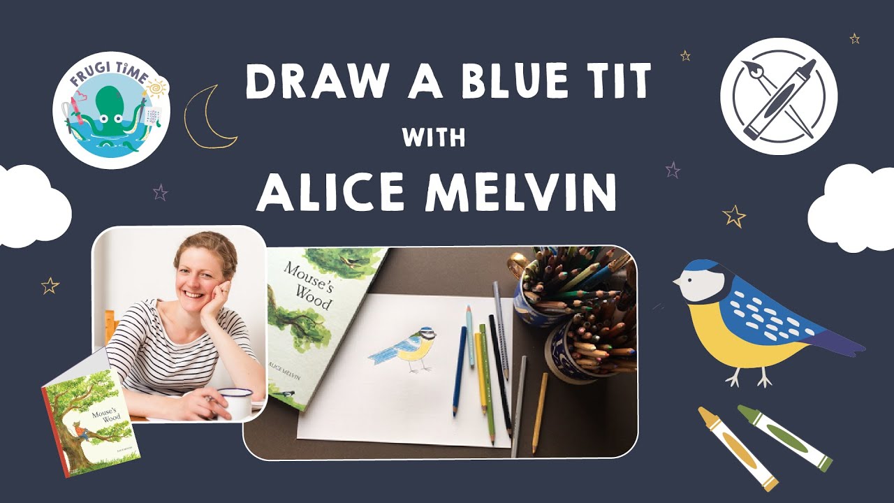 Frugi Time: Draw a Blue Tit with illustrator Alice Melvin