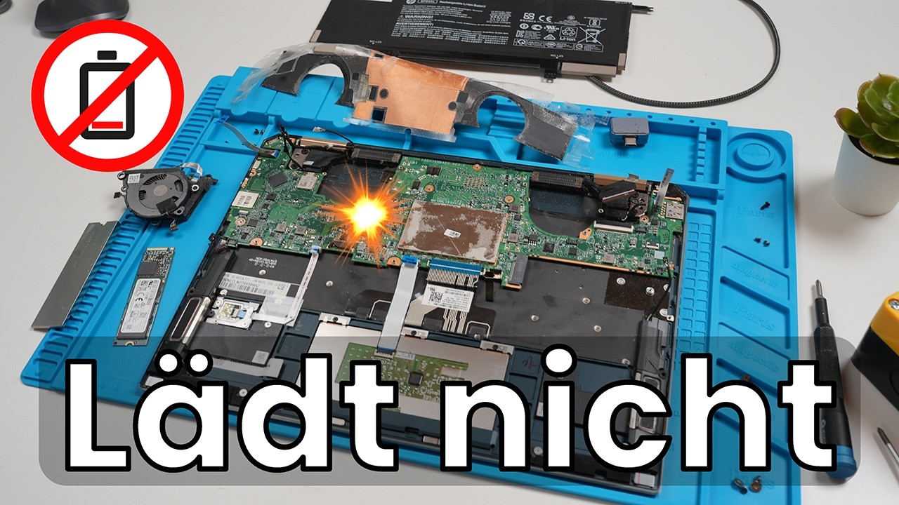 HP Spectre lädt nicht mehr: Defekter USB-C Port & Kurzschluss repariert!