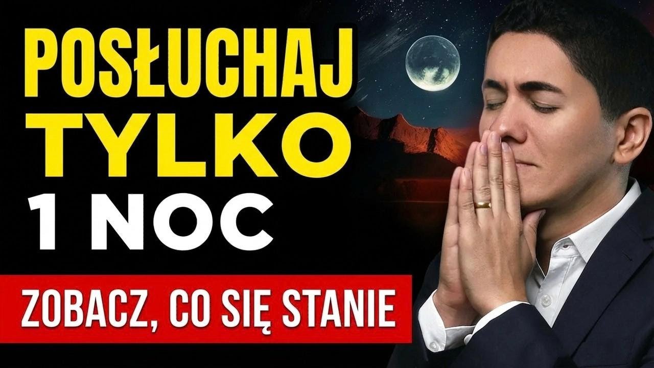 Mocna modlitwa na spokojny sen – relaksujące dźwięki natury na noc