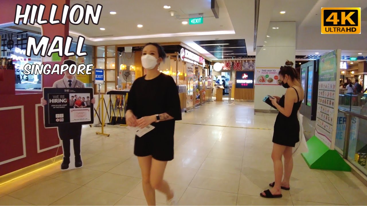 Hillion mall in Bukit Panjang | Singapore ASMR Holiday Travel Tour | Apr 2022 [4K]
