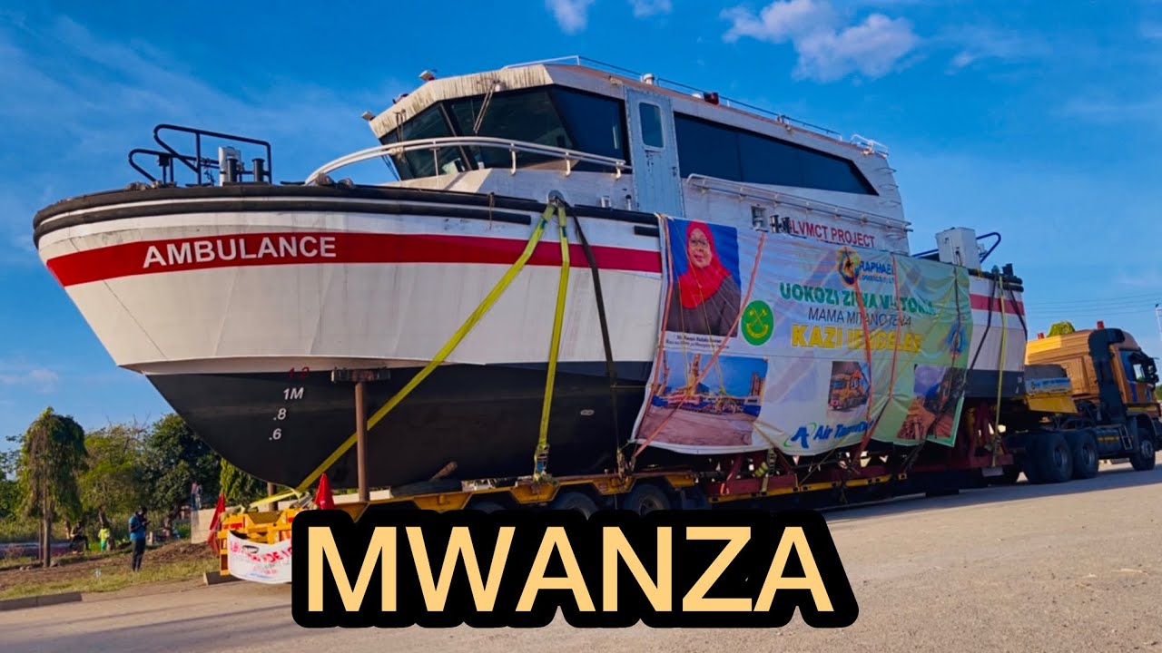 IMEFIKA MWANZA..BOTI INAYOSAFIRISHWA KUTOKA MTWARA SASA IMEFIKA MWANZA 😊