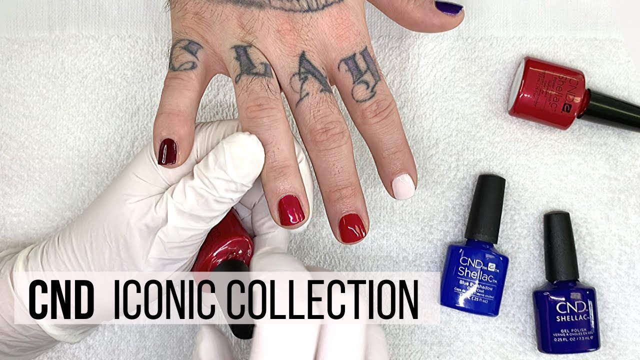 CND Shellac ICONIC Collection | Live SWATCH [NEW 2020]