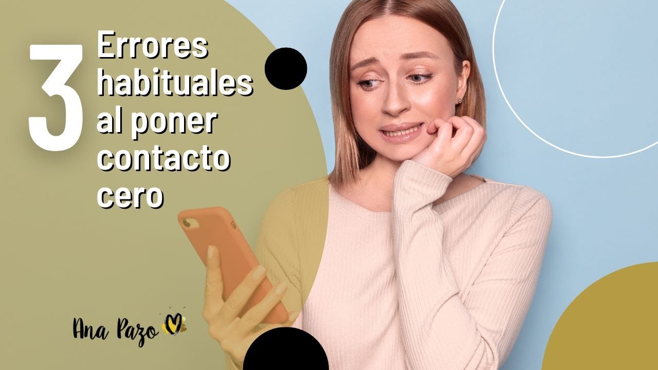 3 errores habituales al poner contacto cero con mamá narcisista