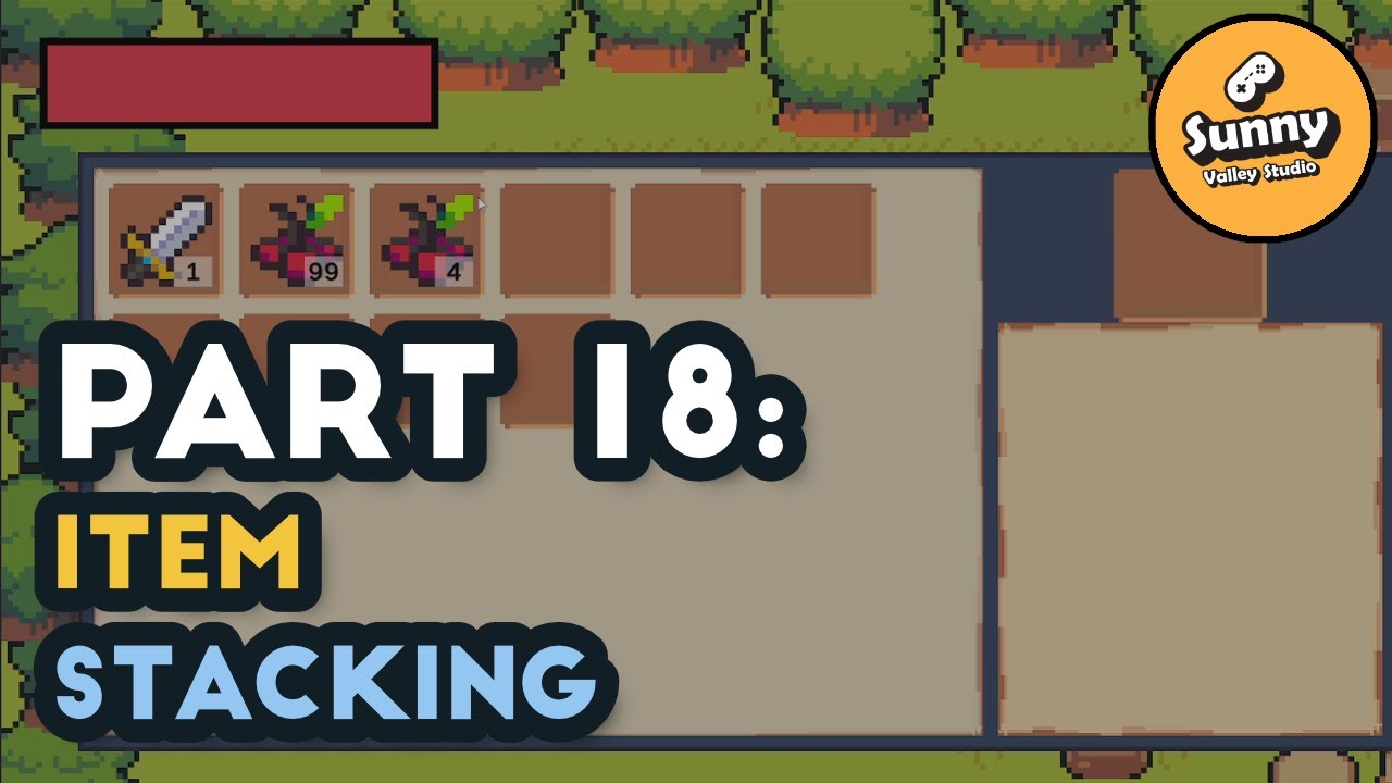 Item Stacking - Inventory System in Unity tutorial P18