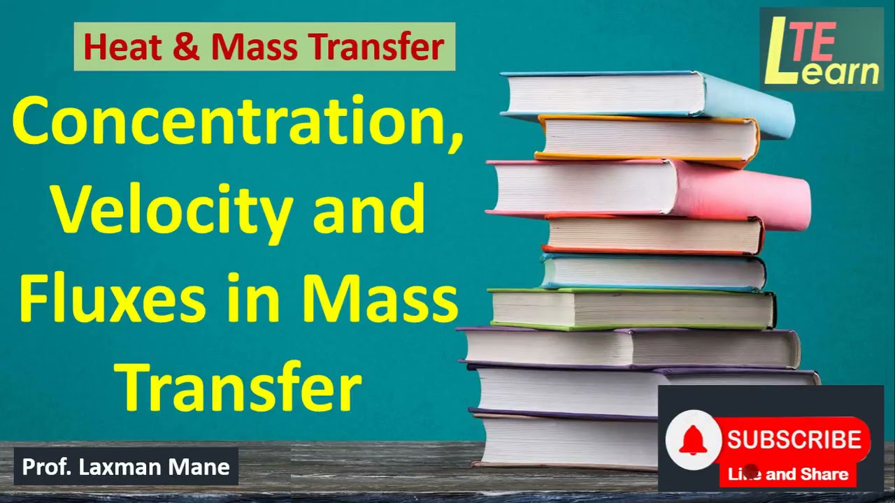 Concentration, Velocity and Fluxes in Mass Transfer