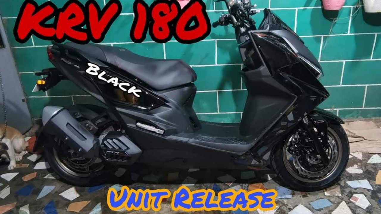 KYMCO KRV 180i TCS ABS Black - Unit Release to Customer with Demonstration