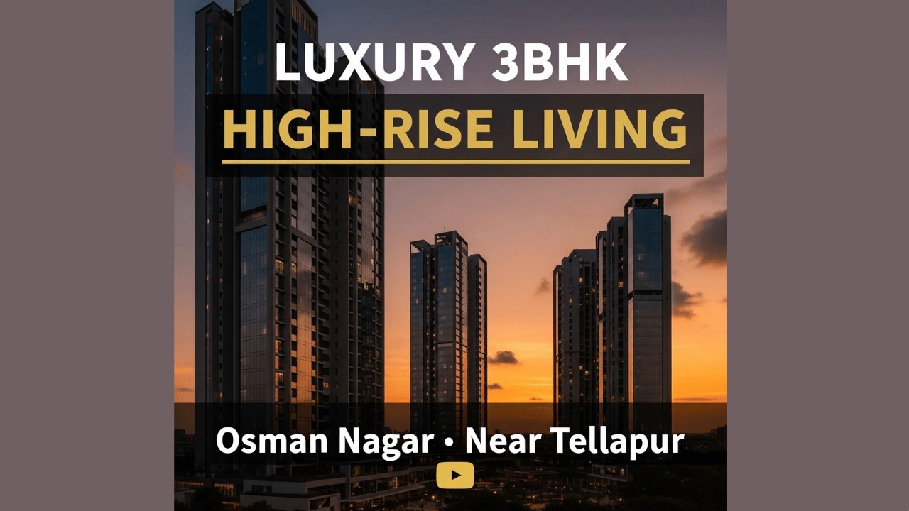 DSR Altitudes — Luxury 3BHK High-Rise Apartments in Osman Nagar | Full Project Tour & Amenities