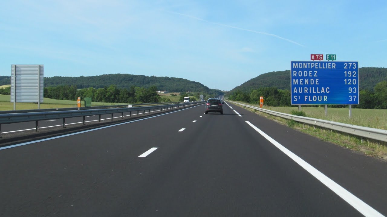 France: A75 Clermont-Ferrand  -  Massiac