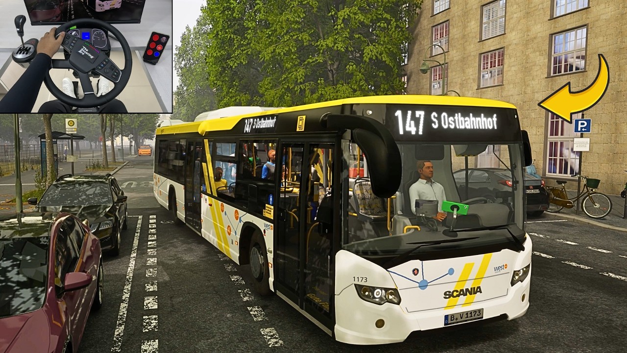 The Bus - Line 147 Dynamic Weather - Unreal Engine 5 | Steering Wheel Gameplay
