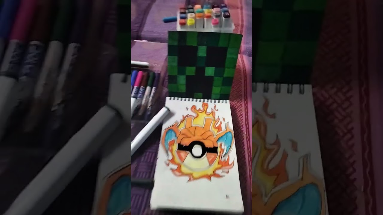 pokeball in my style  😁😁😁😁😁😁