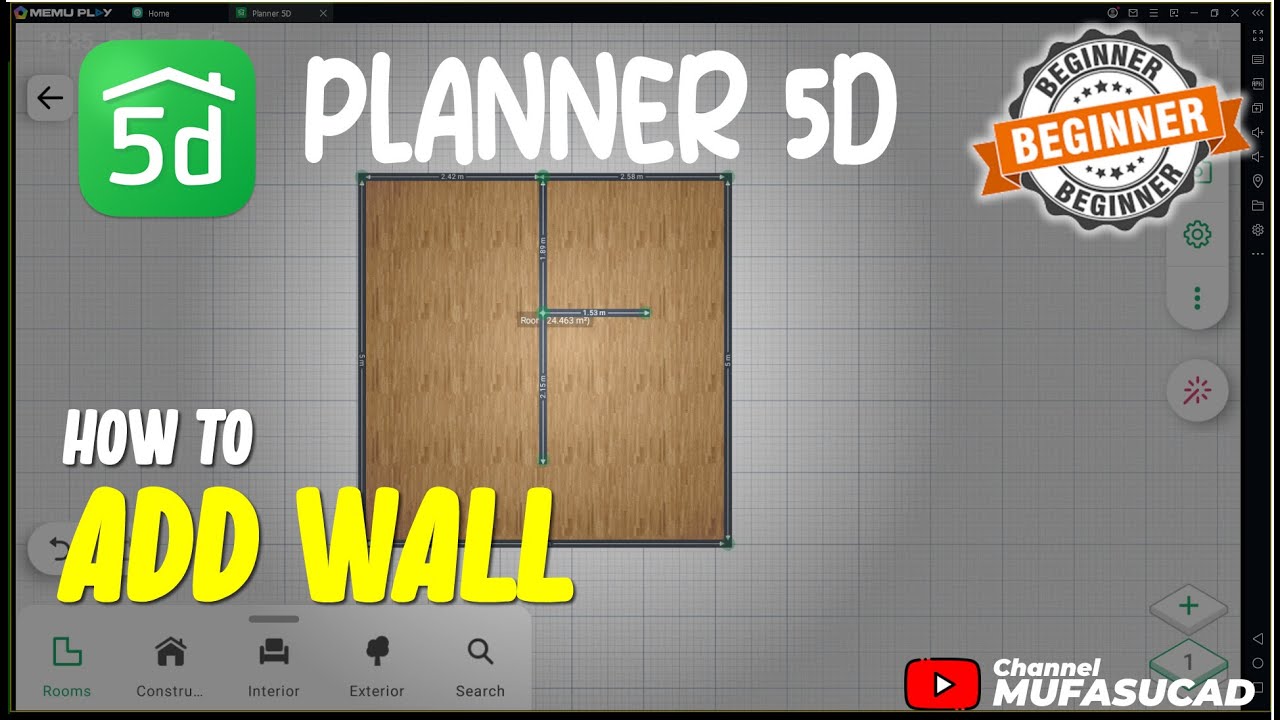 Planner 5D How To Add A Wall