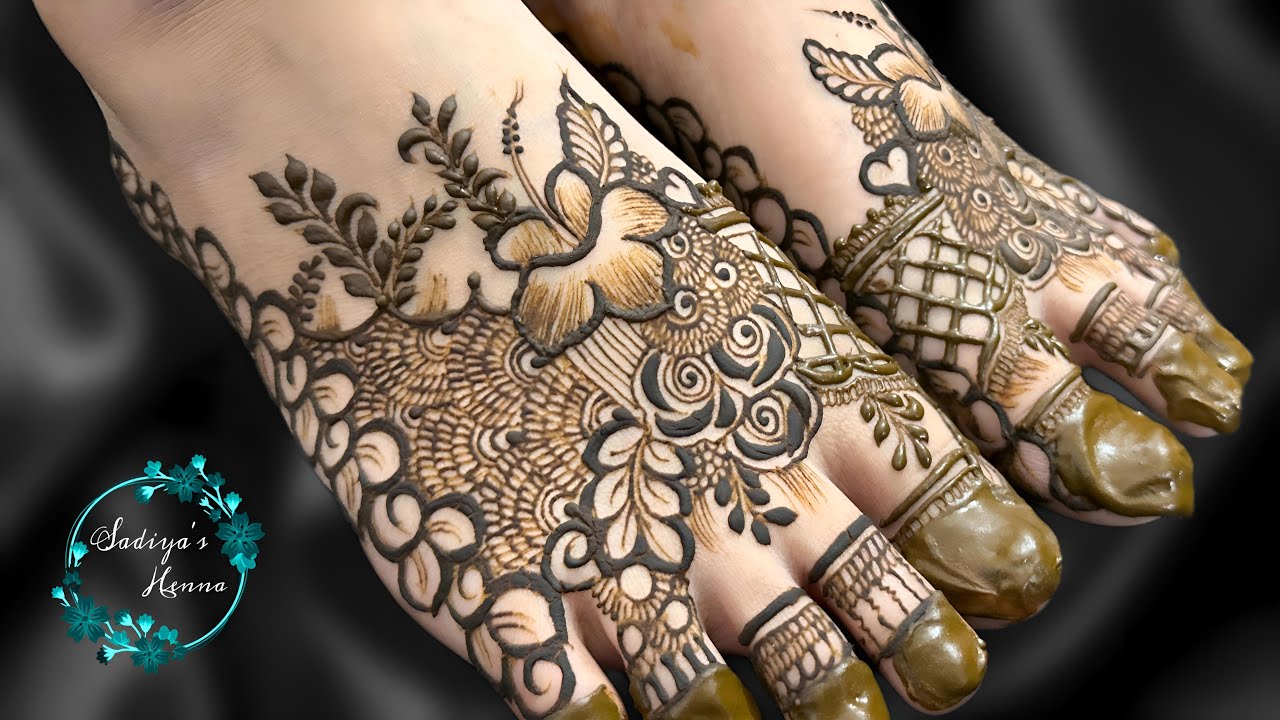 Simple and easy leg Mehndi design | Full Feet Mehndi design | new mehndi design 2023 |Sadiya's Henna
