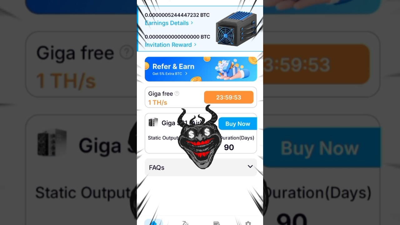 New Best BTC Mining App|free bitcoin|free btc mining|BTC Cloud Mining #btcmining #freebtcmining