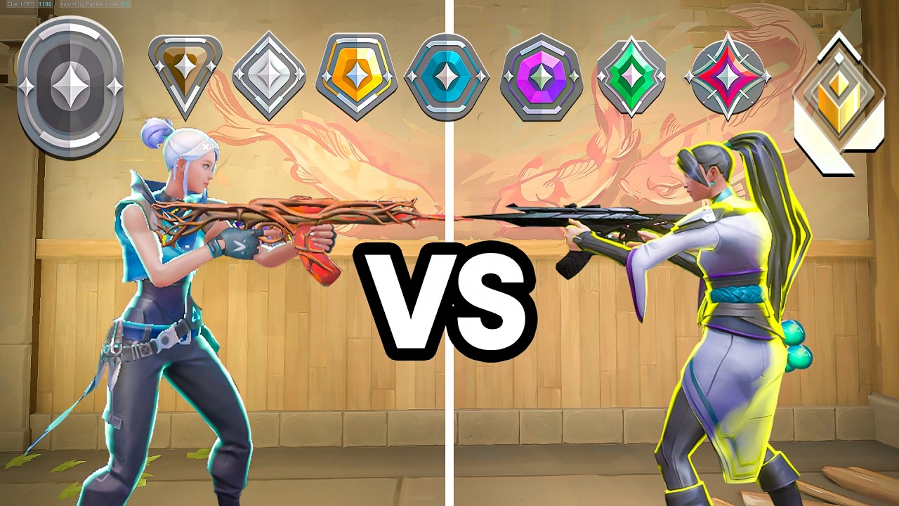 1v1 vs EVERY Rank in Valorant
