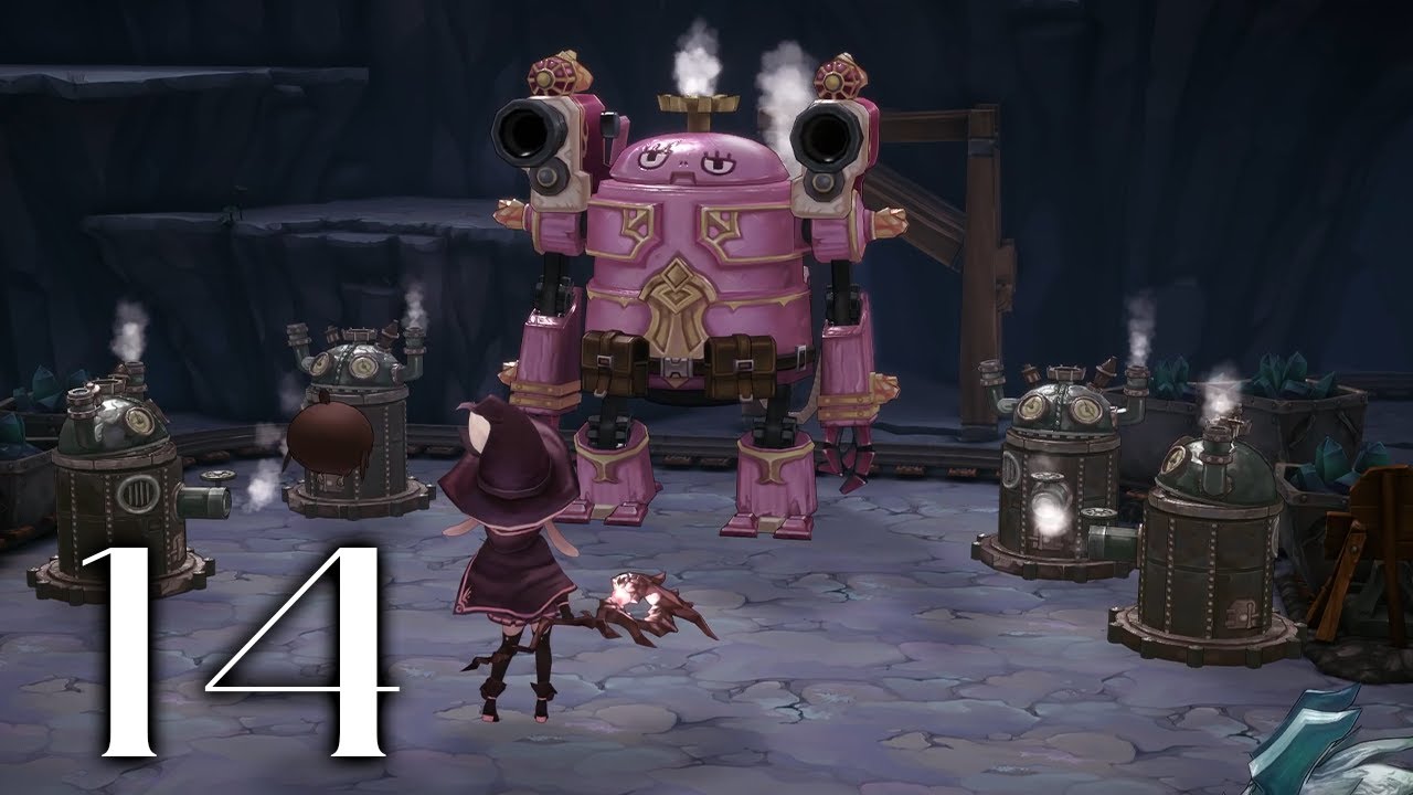 Witch Spring R Episode 14: A Strange Steam Powered Golem? (Carico tamed!)