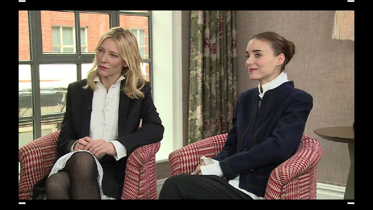 Cate Blanchett and Rooney Mara on sex scenes and equality   BBC Breakfast