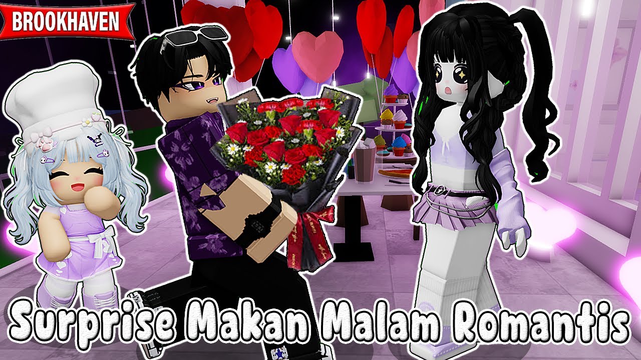 SURPRISE MAKAN MALAM ROMANTIS UNTUK MAMI @BiMarbi DAN UNCLE || BROOKHAVEN RP 🏡 ROBLOX INDONESIA