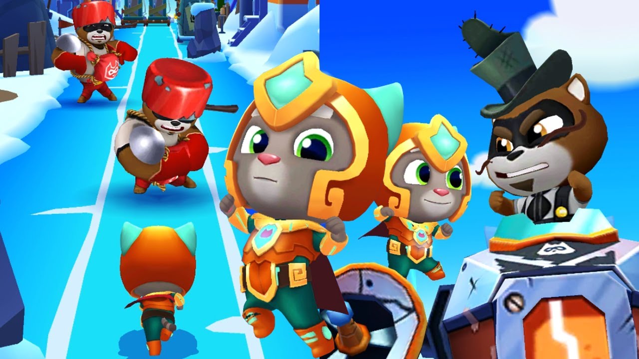 Unlock Gold Flash Tom, Big Boss Fight - Talking Tom Hero Dash