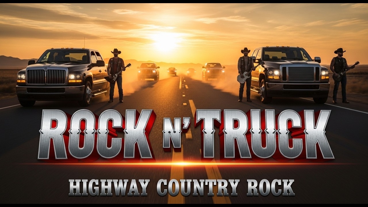 Massive Truck Country Rock Playlist – Open Highway Energy | Rock N Roll New York #TruckDrivers