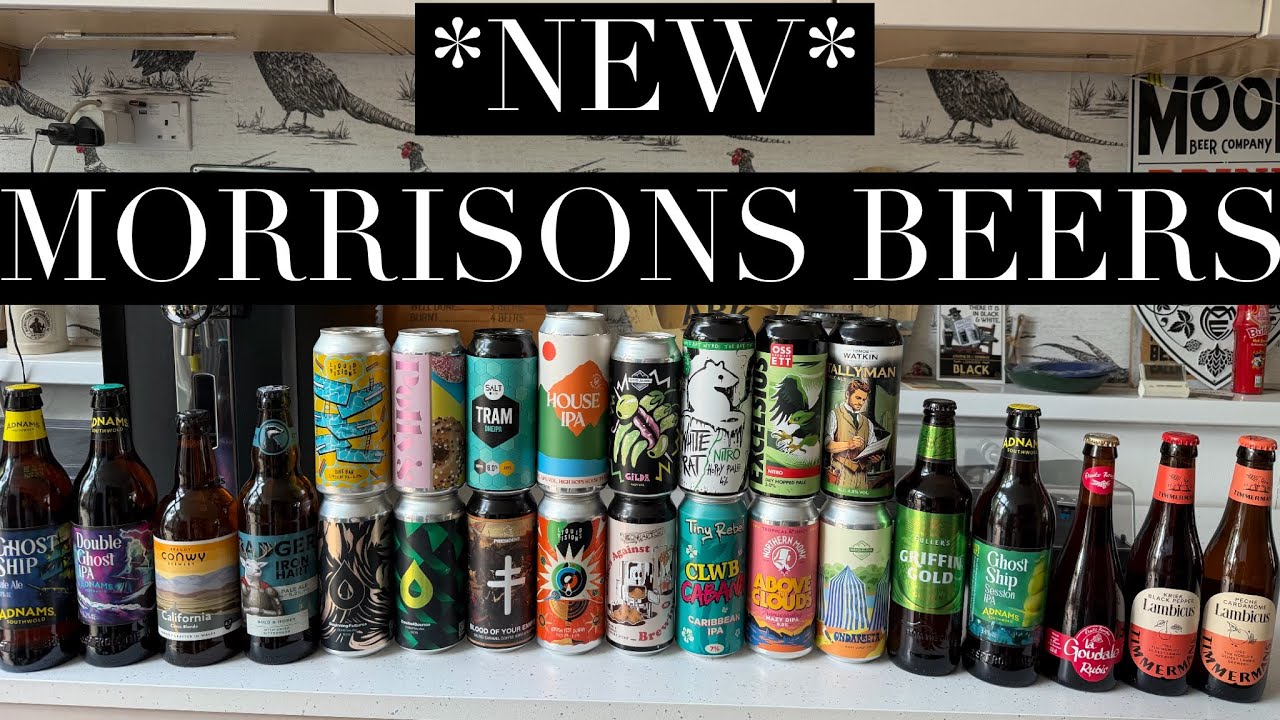 Куча НОВОГО пива из Morrisons 2026, обзор крафтового пива из супермаркета Morrisons