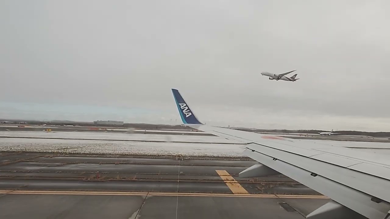 全日空　ANA1262　新千歳空港→富士山静岡空港　離陸　20251108