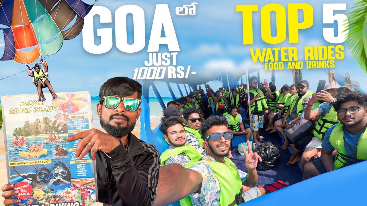 WATER SPORT ACTIVITIES IN GOA🏝️FOR JUST 1000/-🤑| PARASAILING GOA