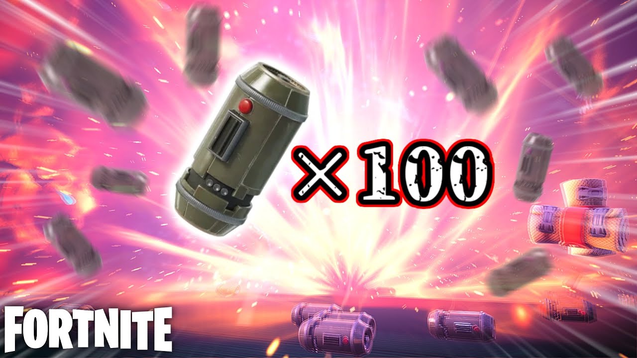 大量のサーマルグレを投げたら大迫力すぎたwww【Fortnite：フォートナイト】