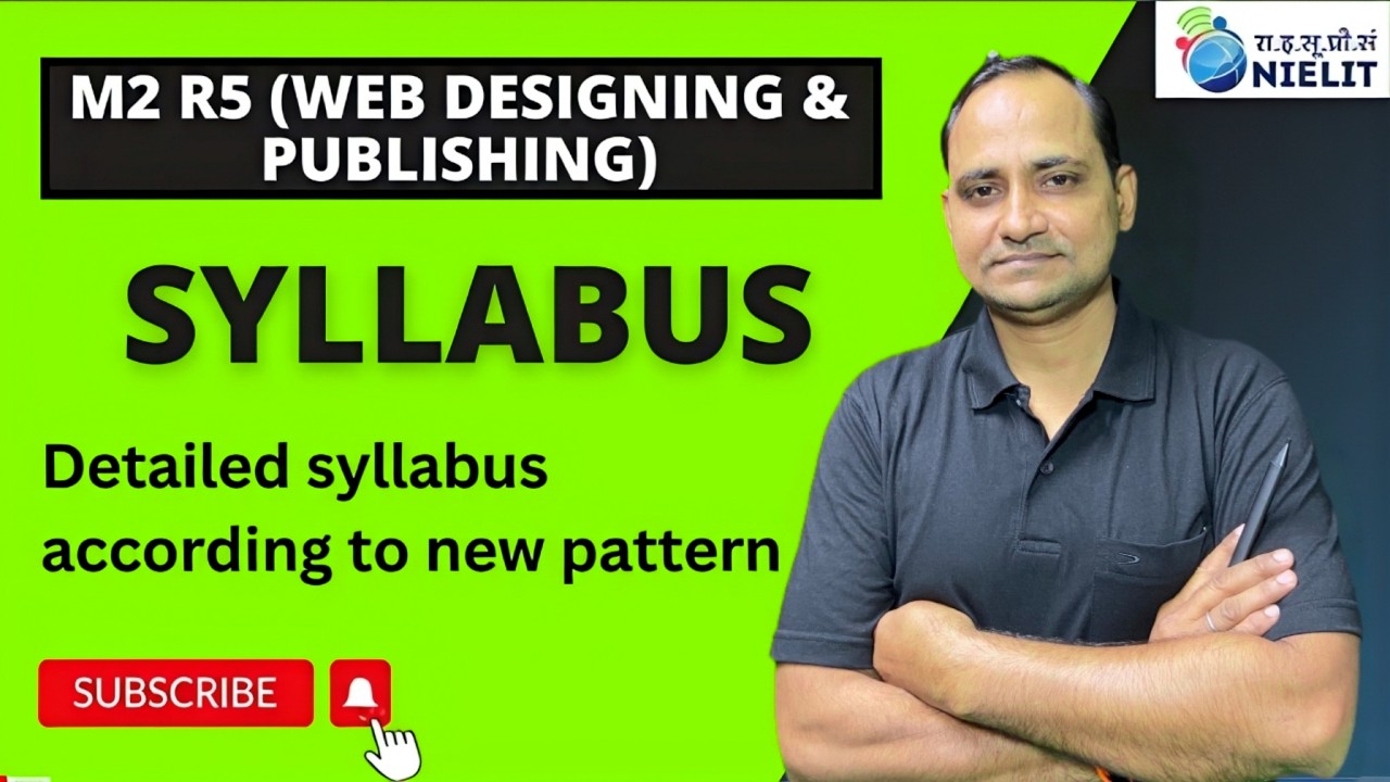 O Level M2 R5.1 | Web Designing & Publishing Full Syllabus