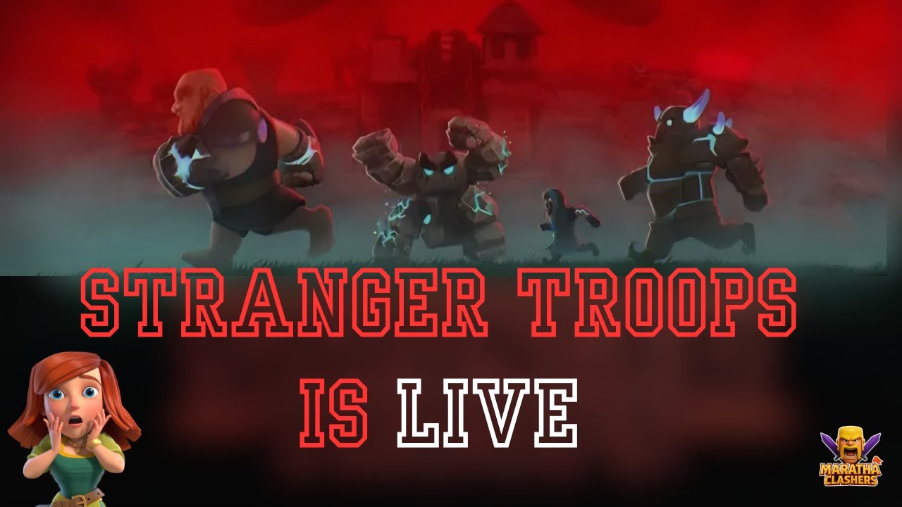 STRANGER TROOPS LIVE | COC Marathi Gameplay | Fun Attacks