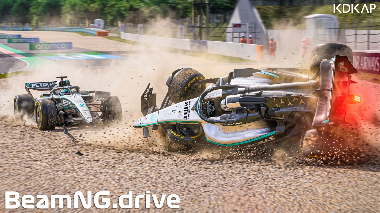 Realistic Formula Car Crashes#38 | BeamNG.drive | F1 MOD