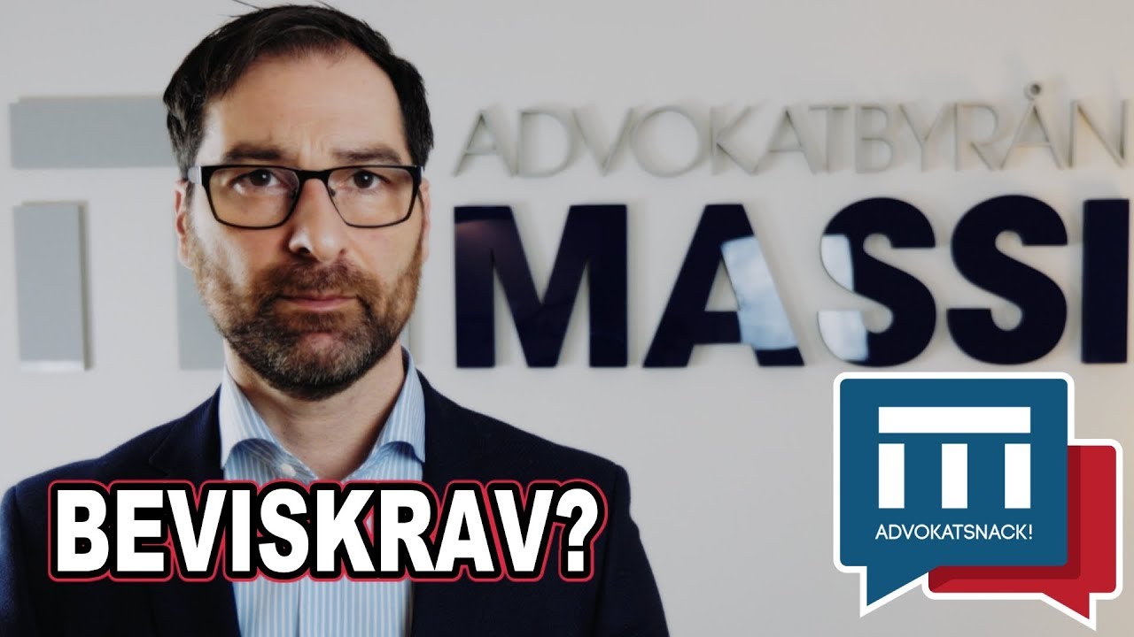 VAD HAR HÄNT OCH VEM GJORDE DET? Beviskrav & Bevisprövning - Avsnitt 44