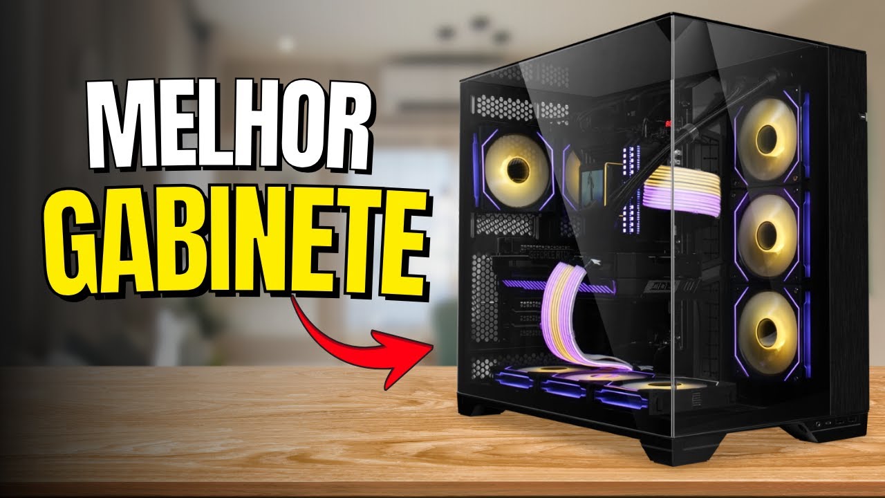 🔥 5 MELHORES GABINETES GAMER  TOP DE LINHA DE 2025! (Hyte Y70 Touch, Lian Li O11, NZXT H6)