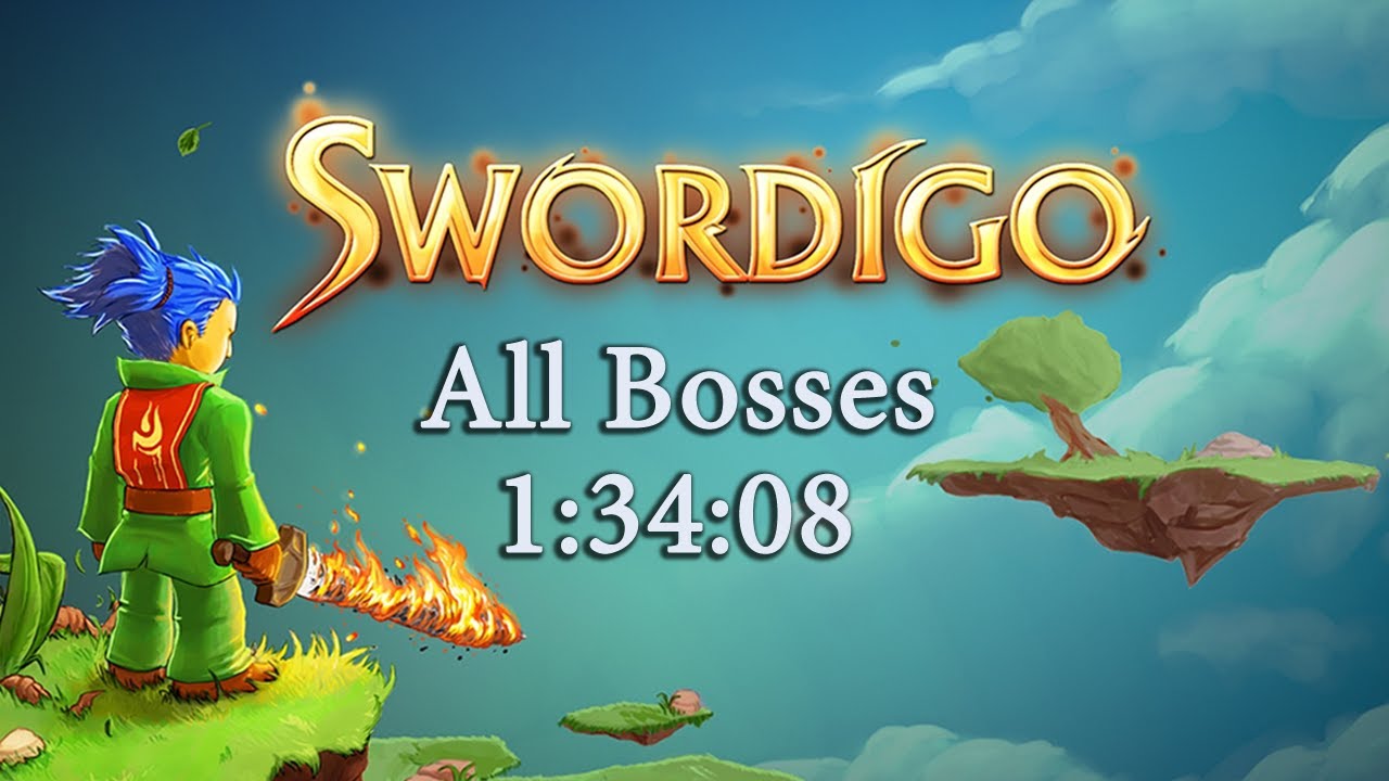 Swordigo - All Bosses Speedrun in 1h34m08s with Coin Doubler (FWR)