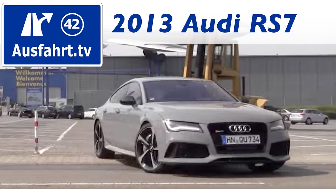 2013 Audi RS7 - Fahrbericht der Probefahrt / Test